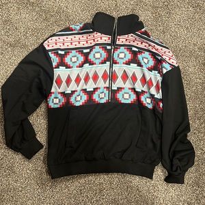 1/4 zip sweatshirt from Temu